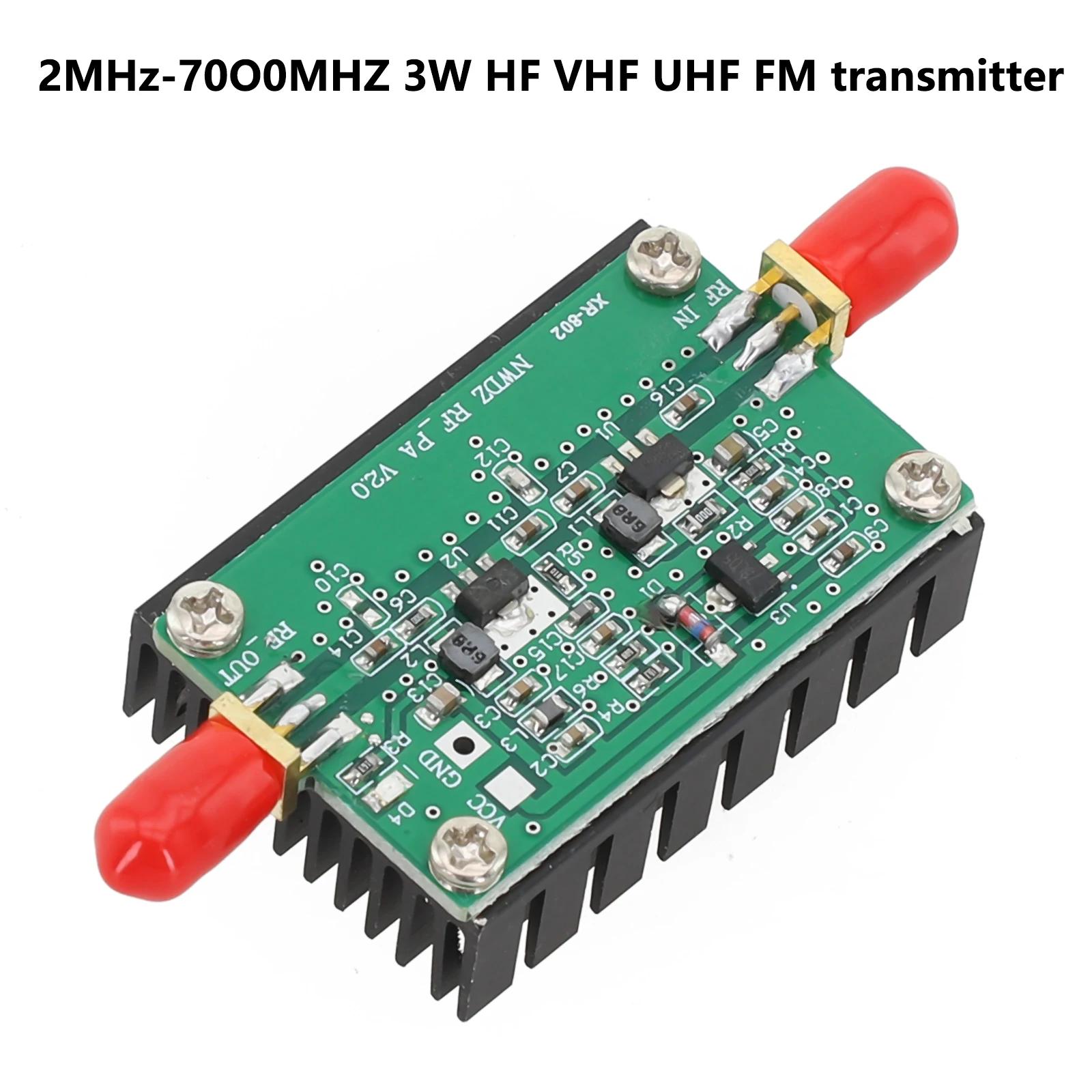   FM   뿪 RF  , 2MHZ-700MHZ RF  , 3W HF VHF UHF FM ۽ű, 1 